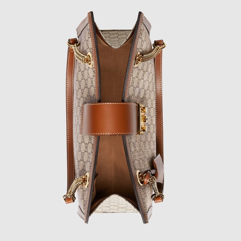 Gucci Padlock Medium GG Shoulder Bag 479197 Brown 